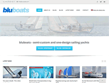 Tablet Screenshot of bluboats.com